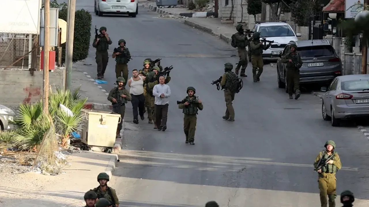 55 Filistinli gözaltına alındı