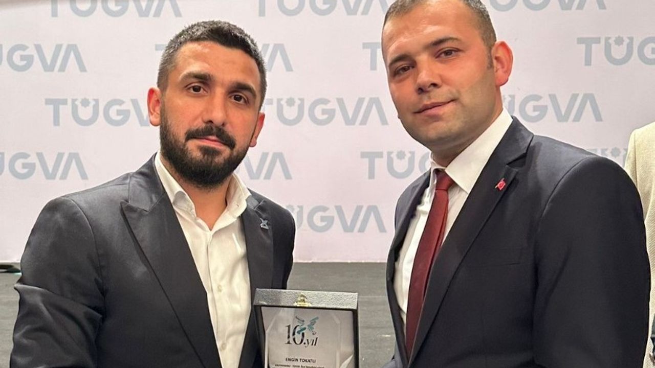 TÜGVA’da “En Başarılı İlçe Temsilcisi Ödülü” Tosya’ya