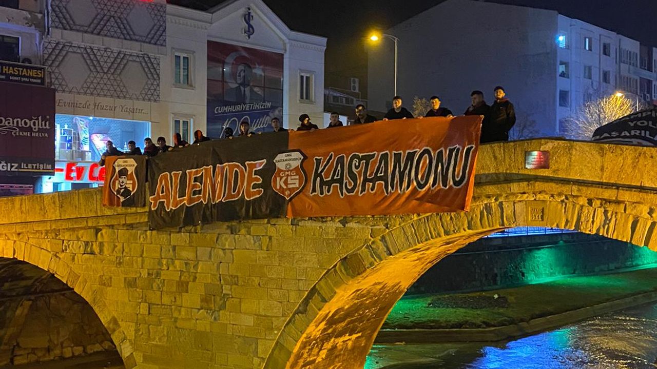 Taraftarın GMG Kastamonuspor'a destek yolculuğu başladı