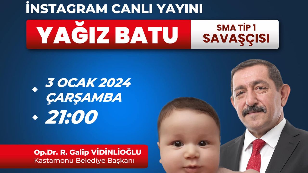 Başkan Vidinlioğlu'dan SMA hastası bebeğe destek