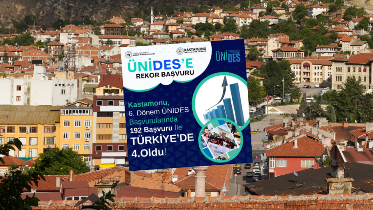 Kastamonu ÜNİDES'te Türkiye 4'üncüsü