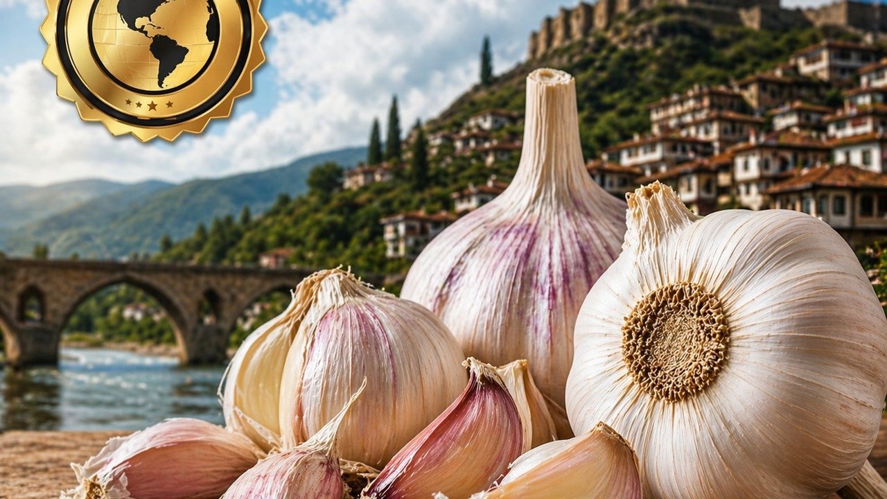 Kastamonu'dan Taşköprü sarımsağı dünya listesine damga vurdu