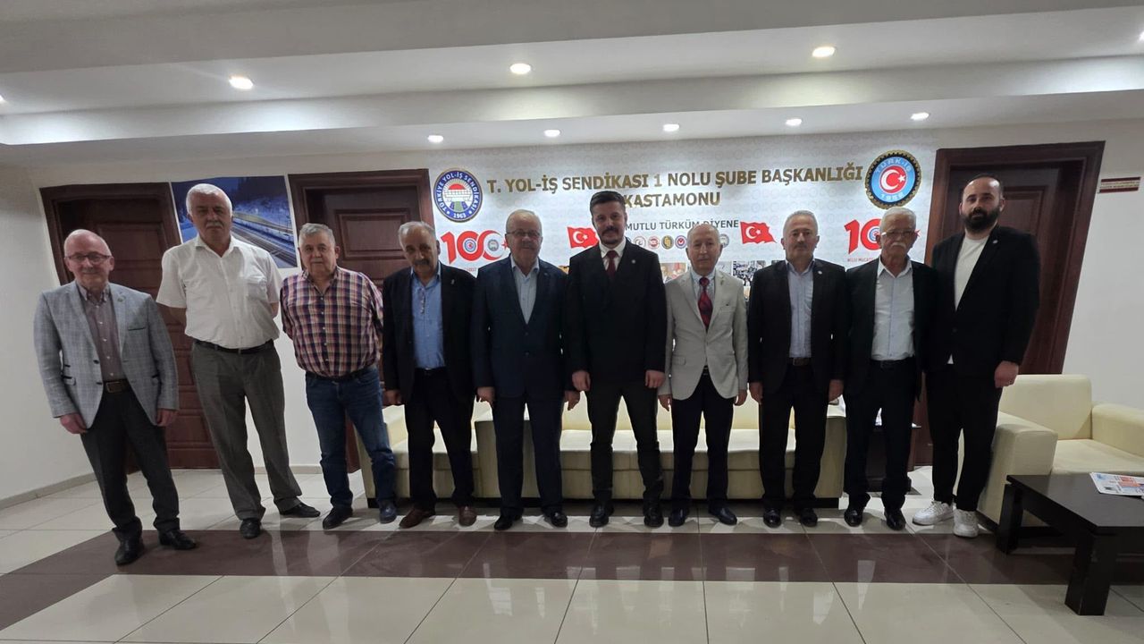 İYİ Parti Merkez'den Yol-İş 1 No’lu Şube’ye ziyaret