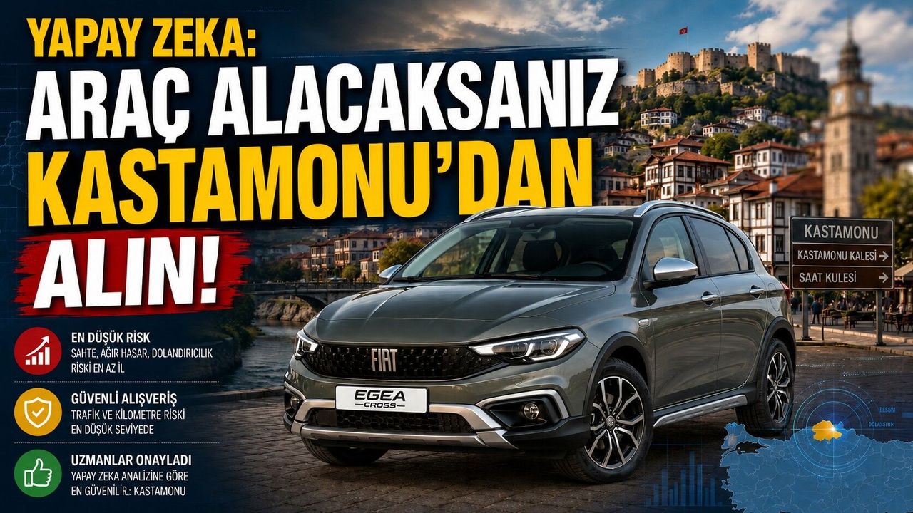 Yapay zeka: Araç alacaksanız Kastamonu'dan alın!