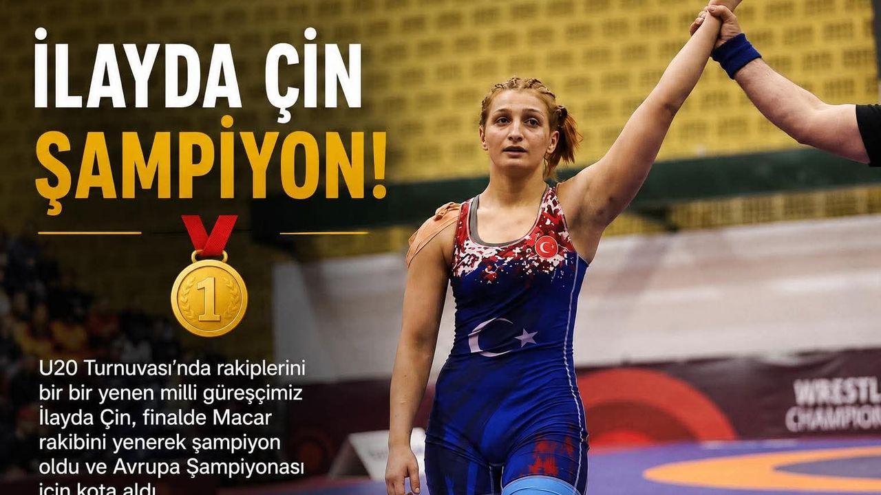 Cideli sporcu şampiyon oldu, Avrupa yolunu açtı