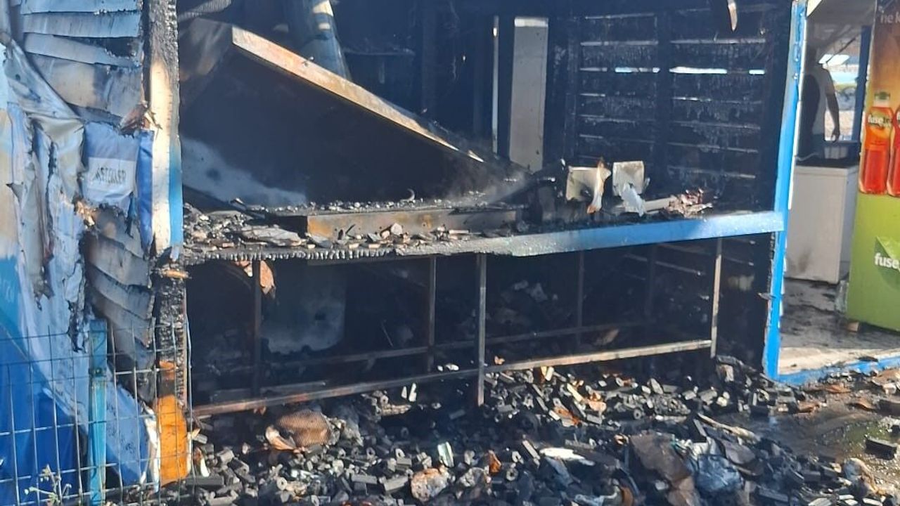 Kastamonu'da kafede çıkan yangına zamanında müdahale edildi