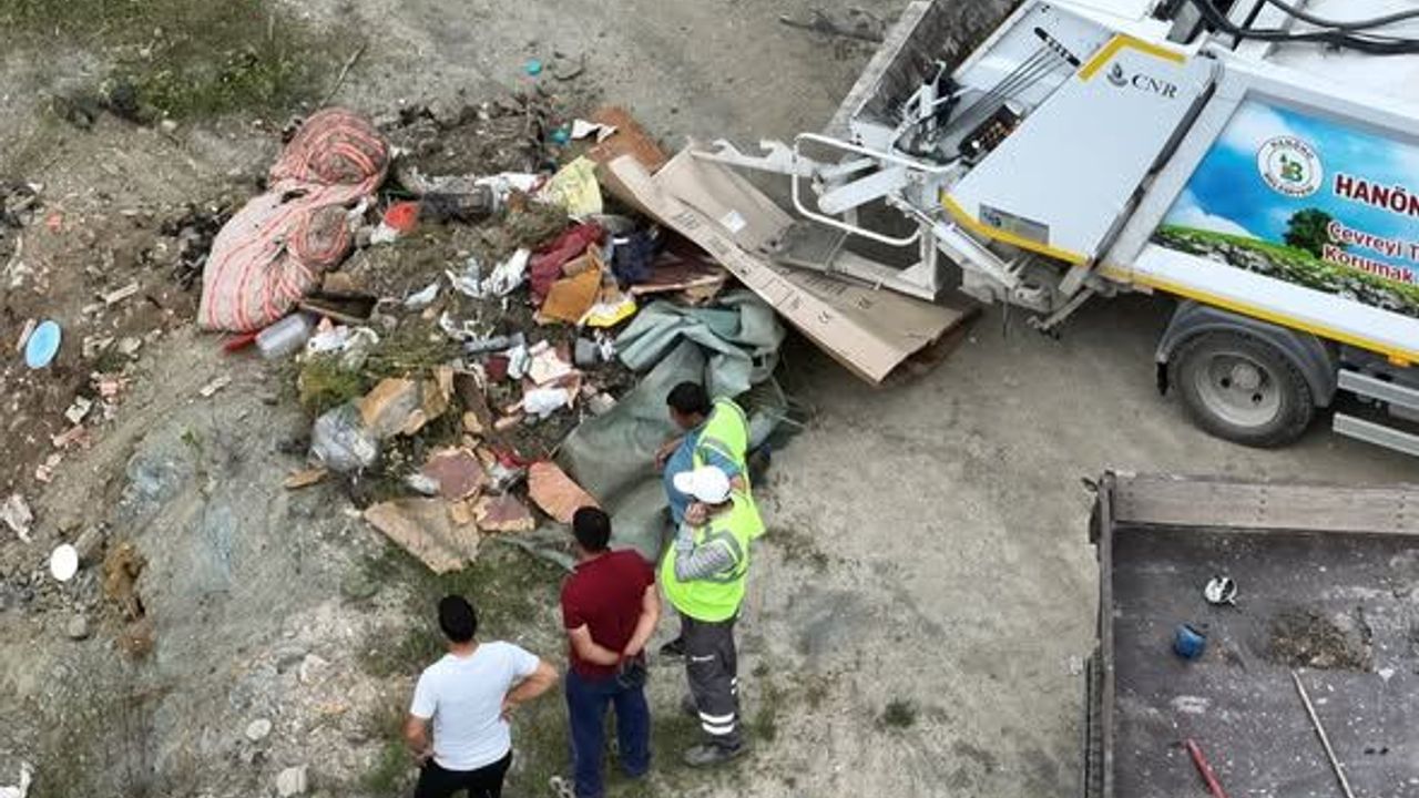 Kastamonu'da vandallardan Gökırmak’a çöp ihaneti!