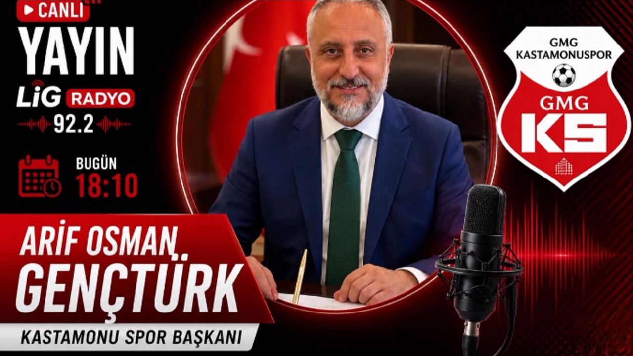 GMG Kastamonuspor'un yeni başkanı, Lig Radyo'ya konuk oldu