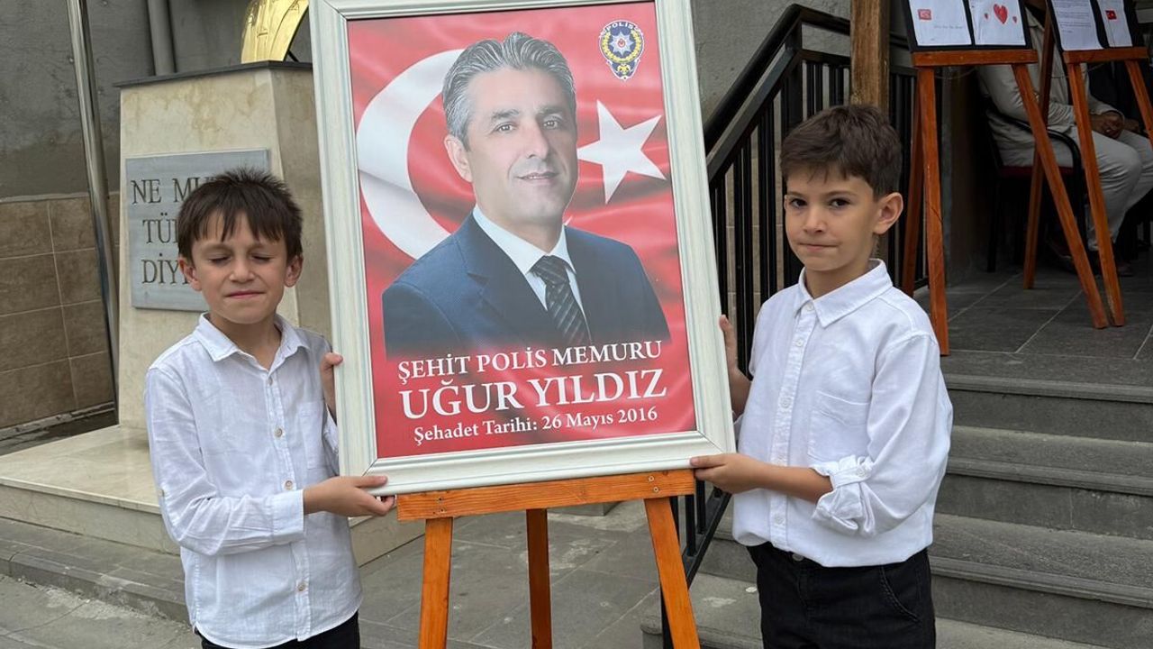 Şehit Uğur Yıldız, adını taşıyan okulda dualarla anıldı