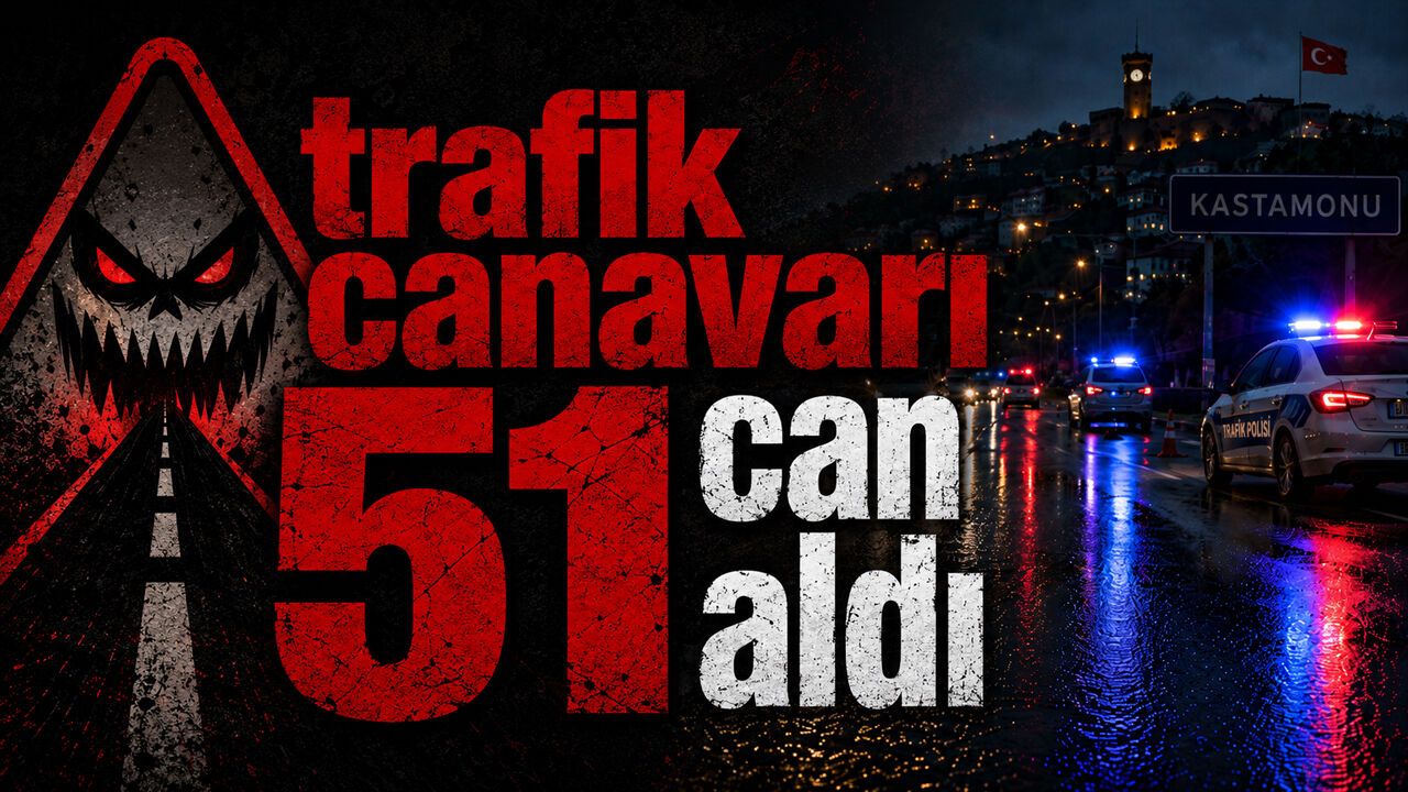 Trafik canavarı Kastamonu'da 51 can aldı