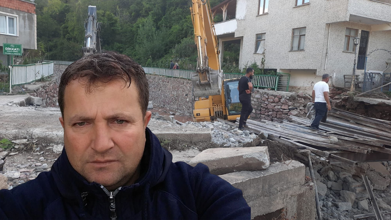 Cide'de korkutan olay: Köprüden düşerek yaralandı