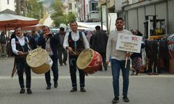 Hanönü'nde ki Cumhuriyet coşkusuna davul zurna eşlik etti