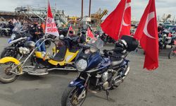 İstiklal Yolu'nda motosikletli 'İstiklal Sürüşü'