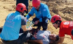 Havalimanı’nda, uçak kazası tatbikatı