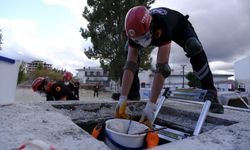 Kastamonu Belediyesi Arama Kurtarma ekibi, akredite sınavında ter döktü