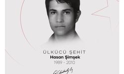 Vidinlioğlu şehit Hasan Şimşek'i unutmadı!