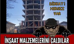 Devrekani'de hırsızlık! İnşaat malzemeleri çalındı