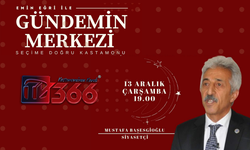 Siyasetin nabzı Emin Eğri ile TV366’da atıyor