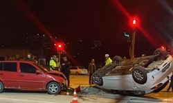 Kastamonu Ataçkent önünde feci kaza 