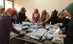 Kastamonulu kadınlar Gazze için makine başında