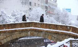 Kastamonu'da kar bir başka güzel