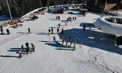 Ilgaz Yurduntepe Kayak Merkezi'nde kayak sezonu sürüyor