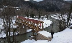 Kastamonu'da selin yıktığı tarihi köprü yeniden inşa edildi