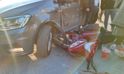 İnebolu'da hafif ticari araç ile motosiklet çarpıştı: 1 YARALI