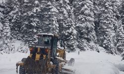 Kastamonu’da karla kapanan köy yolları ulaşıma açılıyor