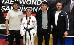 Kastamonulu Taekwondocu Damlanur'dan büyük başarı