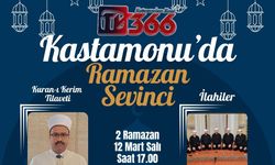 Kastamonu'da Ramazan Sevinci programı TV366'da başladı