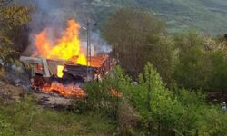 Kastamonu Bozkurt'ta ev yangını! Alevlere yenildi