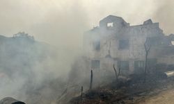 Daday'da 3 ev, 2 ahır ve 1 samanlık alev alev yandı