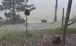 Karabük'te dolu yağışı etkili oldu
