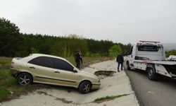 Kastamonu'da otomobil kaza yaptı: 1 yaralı