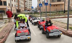 Kastamonu’nun çocukları trafik eğitiminde!