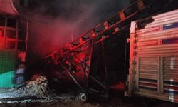 Kastamonu'da ağaç fabrikasında korkutan yangın