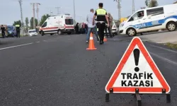 Karabük'teki zincirleme trafik kazası güvenlik kamerasında
