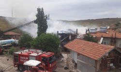 Komşu Çorum'da bir evde çıkan yangın hasara yol açtı
