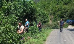 Cide’de köylülerden imece usulü yol temizliği