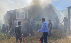 Kastamonu’da bir ev alevlere yenildi