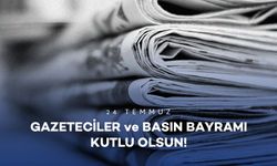 Gazeteciler ve Basın Bayramı kutlu olsun!