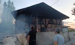 Tosya'da korkutan yangın: 2 ev, samanlık, ahır yandı, 1 Yaralı!