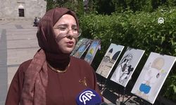Baba kız, Gazze'nin çığlığını Kastamonu'ya taşıdı
