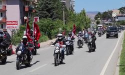 İstiklal Sürüşü'nde motosikletliler Çankırı'ya ulaştı