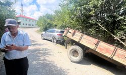 Kastamonu plakalı traktör devrildi: 2 yaralı