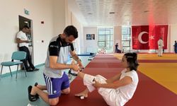 Kastamonu'da Olimpiyatlara hazırlanan Judo Milli Takımı'nın sağlığı uzmanlara emanet