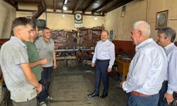 Vali Meftun Dallı Kastamonu'da sanayi esnafını ziyaret etti