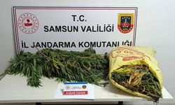 Samsun'da uyuşturucu operasyonunda 12 kilogram esrar ele geçirildi