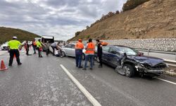 Samsun'daki zincirleme trafik kazasında 6 kişi yaralandı